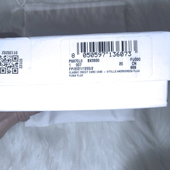 NEW Furla cardholder full inclusion w/box & dusty - Picture 8 of 10